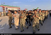 رزمایش باشکوه «جانفدایان ایرانِ امام رضایی» در قشم