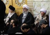 مراسم چهلم شهادت علی لاریجانی در حرم حضرت فاطمه معصومه(س)