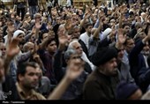 مراسم چهلم شهادت علی لاریجانی در حرم حضرت فاطمه معصومه(س)