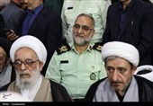 مراسم چهلم شهادت علی لاریجانی در حرم حضرت فاطمه معصومه(س)