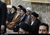 مراسم چهلم شهادت علی لاریجانی در حرم حضرت فاطمه معصومه(س)