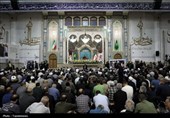 مراسم چهلم شهادت علی لاریجانی در حرم حضرت فاطمه معصومه(س)