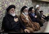 مراسم چهلم شهادت علی لاریجانی در حرم حضرت فاطمه معصومه(س)