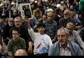 مراسم چهلم شهادت علی لاریجانی در حرم حضرت فاطمه معصومه(س)