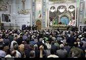 مراسم چهلم شهادت علی لاریجانی در حرم حضرت فاطمه معصومه(س)
