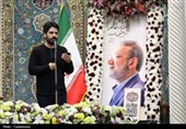 مراسم چهلم شهادت علی لاریجانی در حرم حضرت فاطمه معصومه(س)