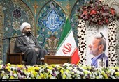 مراسم چهلم شهادت علی لاریجانی در حرم حضرت فاطمه معصومه(س)