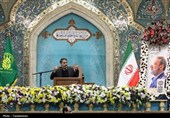 مراسم چهلم شهادت علی لاریجانی در حرم حضرت فاطمه معصومه(س)