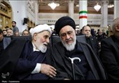مراسم چهلم شهادت علی لاریجانی در حرم حضرت فاطمه معصومه(س)