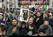 مراسم چهلم شهادت علی لاریجانی در حرم حضرت فاطمه معصومه(س)