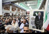 مراسم چهلم شهادت علی لاریجانی در حرم حضرت فاطمه معصومه(س)