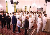 تقدیم مدال ساحلی بازان به حضرت ثامن‌الحجج (ع)