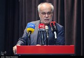رضا پورحسین در آیین رونمایی از کتاب (شاهی که آخر شد)