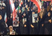 64 شب تجمع مردم کهگیلویه در محکومیت جنایات آمریکا و اسرائیل+فیلم
