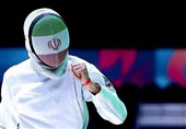 برای اولین بار مدال برنز مسابقات شمشیربازی کشور به بانوی مشهدی رسید