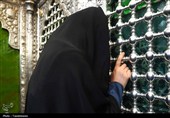 تشرف وزیر راه و شهرسازی به زیارت حرم بانوی کرامت+ عکس
