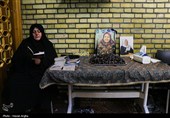 آئین وداع با پیکر مطهر شهیده زکیه آسیابی در حسینیه اعظم زنجان