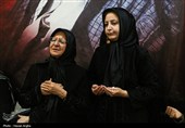 آئین وداع با پیکر مطهر شهیده زکیه آسیابی در حسینیه اعظم زنجان