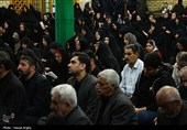 آئین وداع با پیکر مطهر شهیده زکیه آسیابی در حسینیه اعظم زنجان