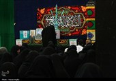 آئین وداع با پیکر مطهر شهیده زکیه آسیابی در حسینیه اعظم زنجان
