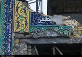 آئین وداع با پیکر مطهر شهیده زکیه آسیابی در حسینیه اعظم زنجان