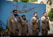 آیین تعویض قرآن دروازه قرآن به مناسبت روز شیراز