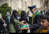 آیین تعویض قرآن دروازه قرآن به مناسبت روز شیراز