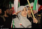 حماسه و خروش مردم گرگان به شب شصت و پنجم رسید