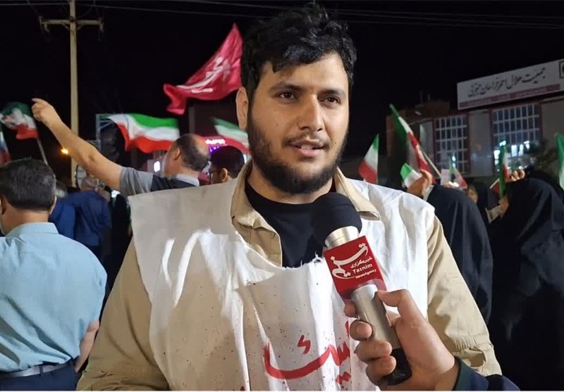 کفن پوشان بیرجند وحضور با صلابت در صحنه