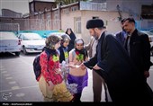 دیدار صمیمی آیت‌الله عاملی با معلمان پیش‌کسوت و مربیان مدرسه جعفری اسلامی به مناسبت هفته معلم