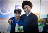 دیدار صمیمی آیت‌الله عاملی با معلمان پیش‌کسوت و مربیان مدرسه جعفری اسلامی به مناسبت هفته معلم