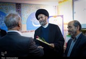 دیدار صمیمی آیت‌الله عاملی با معلمان پیش‌کسوت و مربیان مدرسه جعفری اسلامی به مناسبت هفته معلم