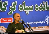 معارعه فرمانده سپاه گرگان