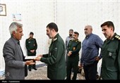 دیدار فرمانده سپاه فتح با خانواده شهدای رمضان