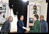 دیدار فرمانده سپاه فتح با خانواده شهدای رمضان