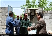 دیدار فرمانده سپاه فتح با خانواده شهدای رمضان