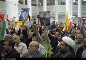 مراسم اربعین شهادت سردار شهید مجید خادمی  در حرم مطهر حضرت احمد بن موسی شاهچراغ (ع)