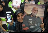 مراسم اربعین شهادت سردار شهید مجید خادمی  در حرم مطهر حضرت احمد بن موسی شاهچراغ (ع)