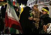 کاروان نمادین اعزام به جبهه در همدان