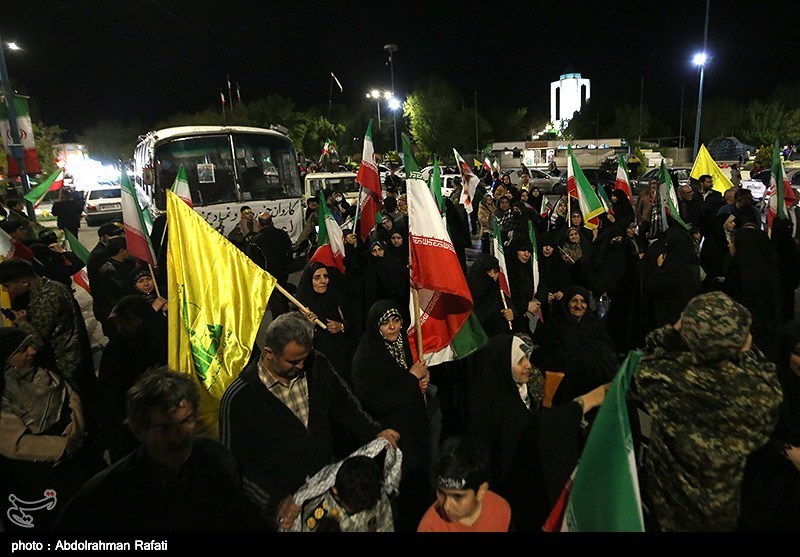 کاروان نمادین اعزام به جبهه در همدان