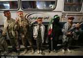 کاروان نمادین اعزام به جبهه در همدان