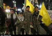 کاروان نمادین اعزام به جبهه در همدان