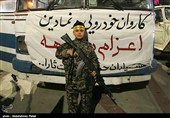 کاروان نمادین اعزام به جبهه در همدان