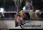 کاروان نمادین اعزام به جبهه در همدان