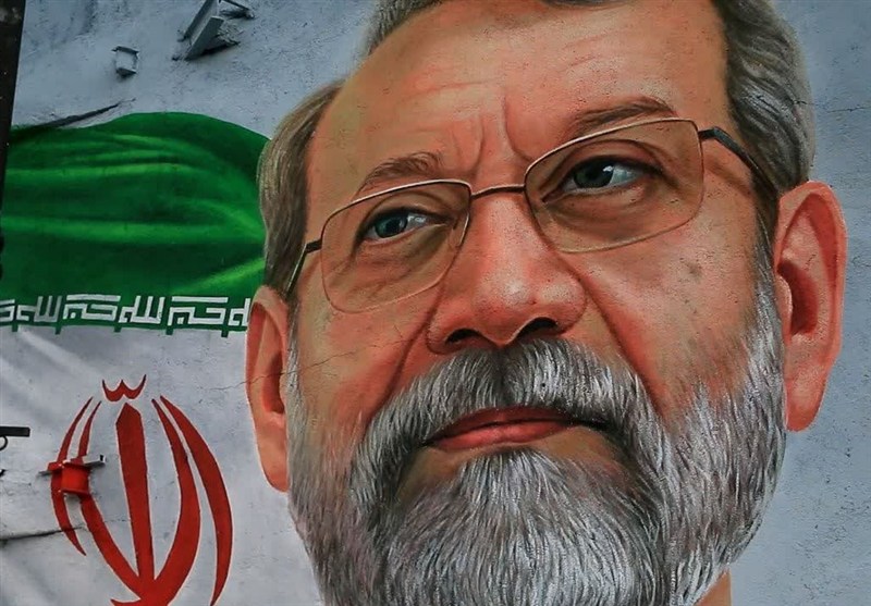 مشهد مقدس , اخبار مشهد , شهید علی لاریجانی , دیوارنگاره , شهید , خراسان رضوی ,
