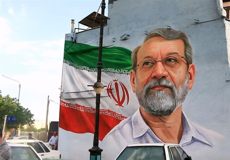 مشهد مقدس , اخبار مشهد , شهید علی لاریجانی , دیوارنگاره , شهید , خراسان رضوی ,