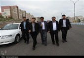بازدید میدانی معاون عمرانی استانداری از پروژه‌های مشکین‌شهر