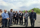بازدید میدانی معاون عمرانی استانداری از پروژه‌های مشکین‌شهر