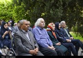 آیین رونمای از سردیس مشاهیر در باغ ارم شیراز