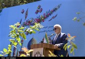 آیین رونمای از سردیس مشاهیر در باغ ارم شیراز